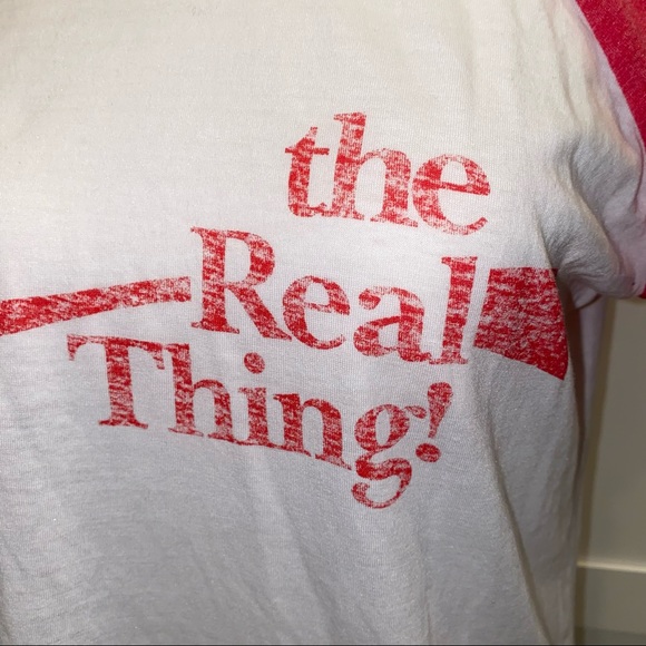 Chaser NWT Red/White Coca-Cola “The Real Thing” Tee w/Shoulder Cutouts M - Picture 5 of 10